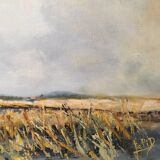 Table signed large sky and field