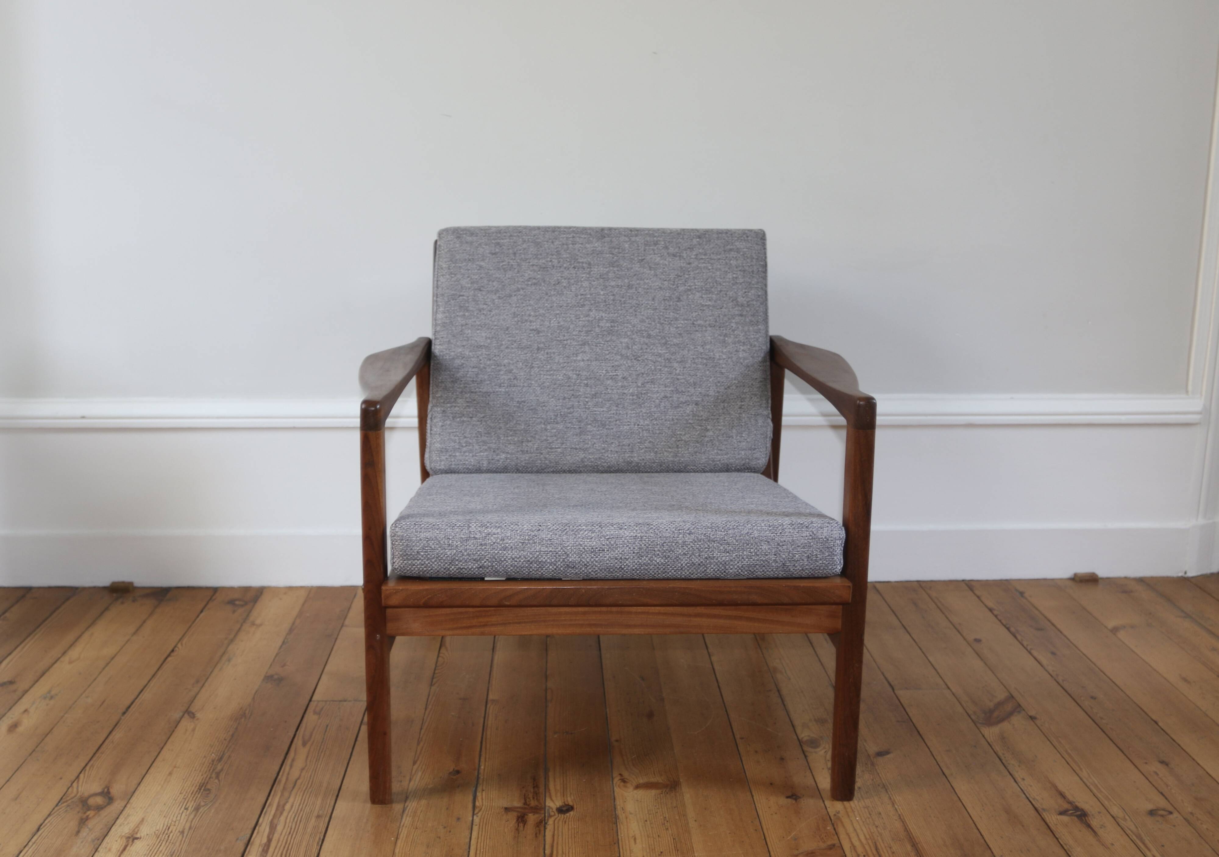 Fauteuil scandinave en teck, 1960