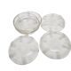 Vintage Art Deco dessert plates, 1930s, set of 6