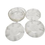 Vintage Art Deco dessert plates, 1930s, set of 6
