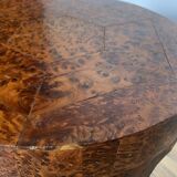 Round coffee table/thuja magnifying glass service