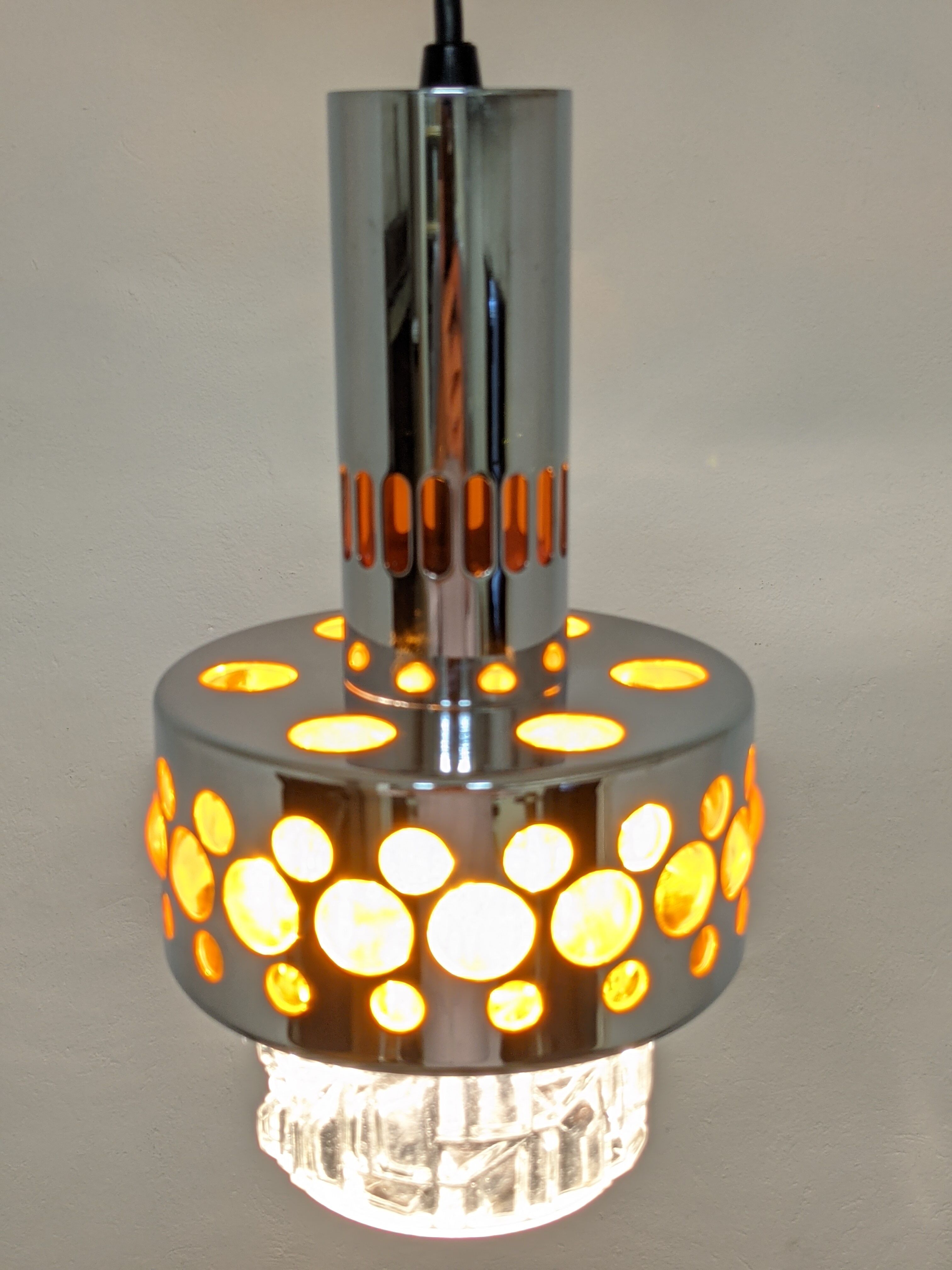 Space Age suspension of the 70s by Raak