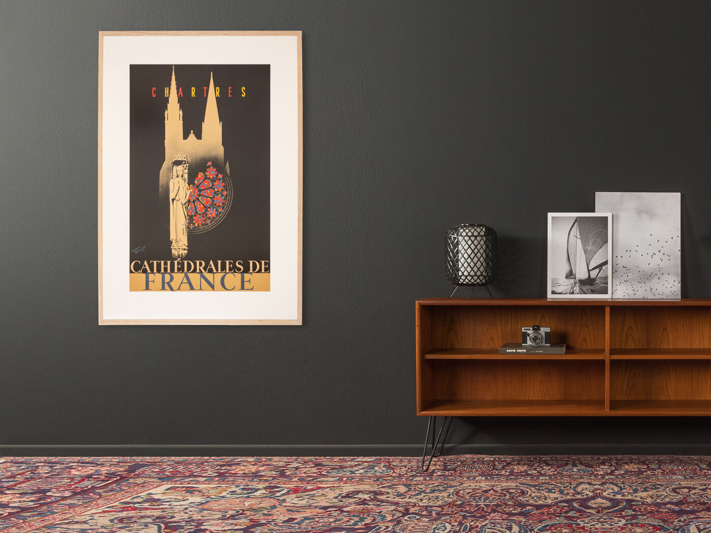 Chartres - Cathédrales de France, Art Déco Travel Poster, 86 x 123 cm