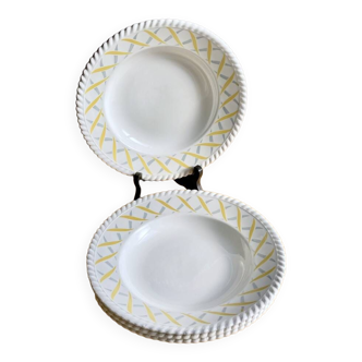 Assiettes Badonviller 50's