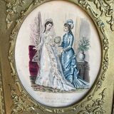 Framed fashion illustration