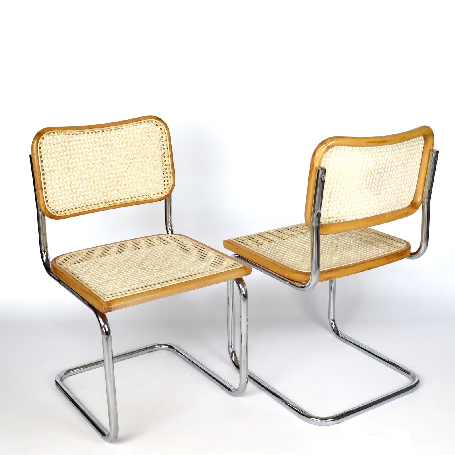 Pair of B32 chairs by Marcel Breuer