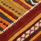 Tapis Kilim vintage long et large, orange et rouge, 5 x 13 cm, 149 x 402 cm, SK 33068