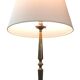 Lampe de table tripode en laiton dorée