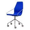 Chaise à roulettes aeon ks-180 skandiform en tissu bleu