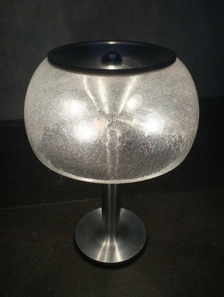 Swiss mid-century space age mushroom floor lamp by Temde, 1960s.