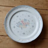 Assiettes à dessert vintage porcelaine Country Basket collection made in Ja