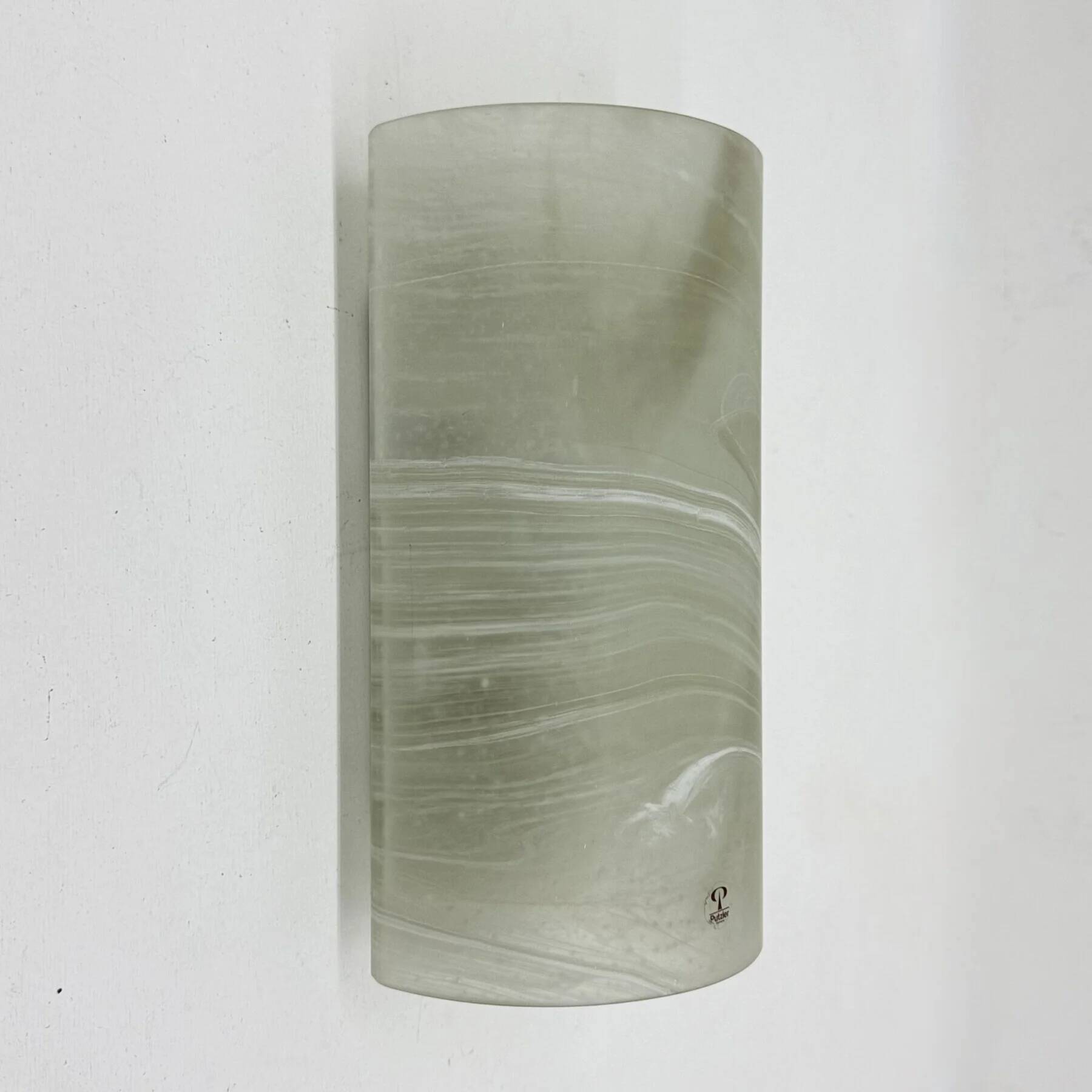 Peil & Putzer glass wall lamp sconce, 1970s