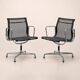 2 chaises de bureau Vitra Charles & Ray Eames EA 103 Aluminium