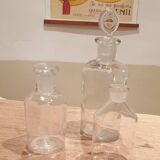 Apothecary Glass Bottles x 3