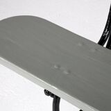 Cast iron and wood garden bench