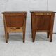 Pair of bedside tables by René Gabriel, Lieuvin. France, 1945