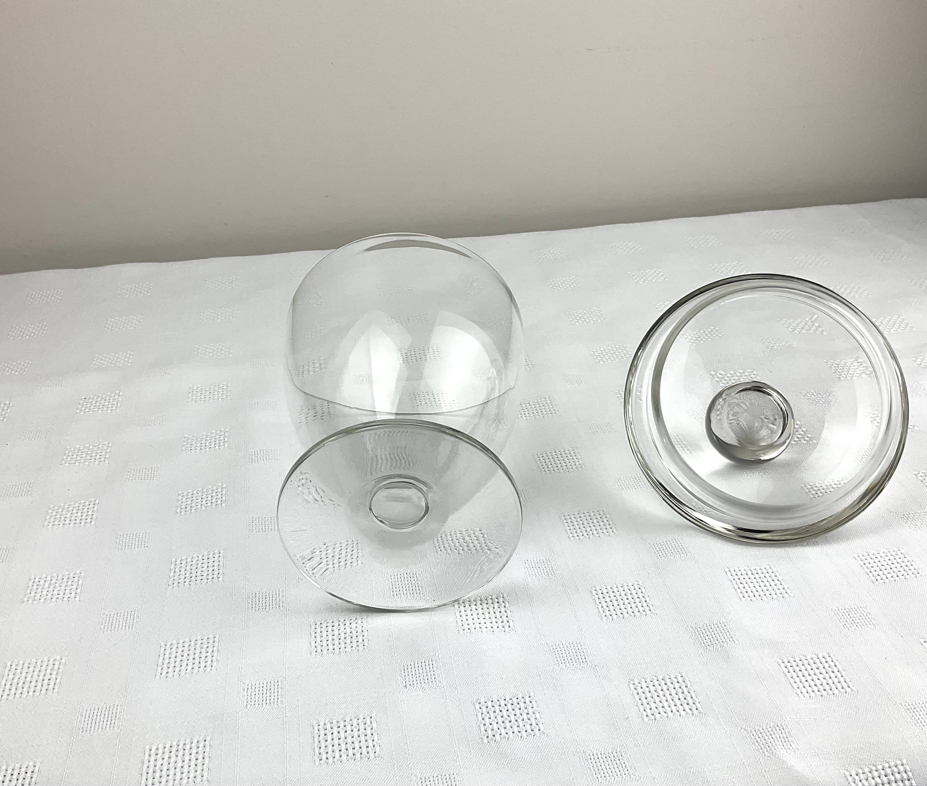 Glass chalice candy box