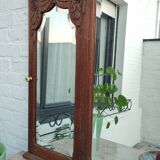 Miroir triptyque art déco chêne