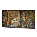Reproduction of aubusson tapestry tomb of workshops and number 4528 / 695