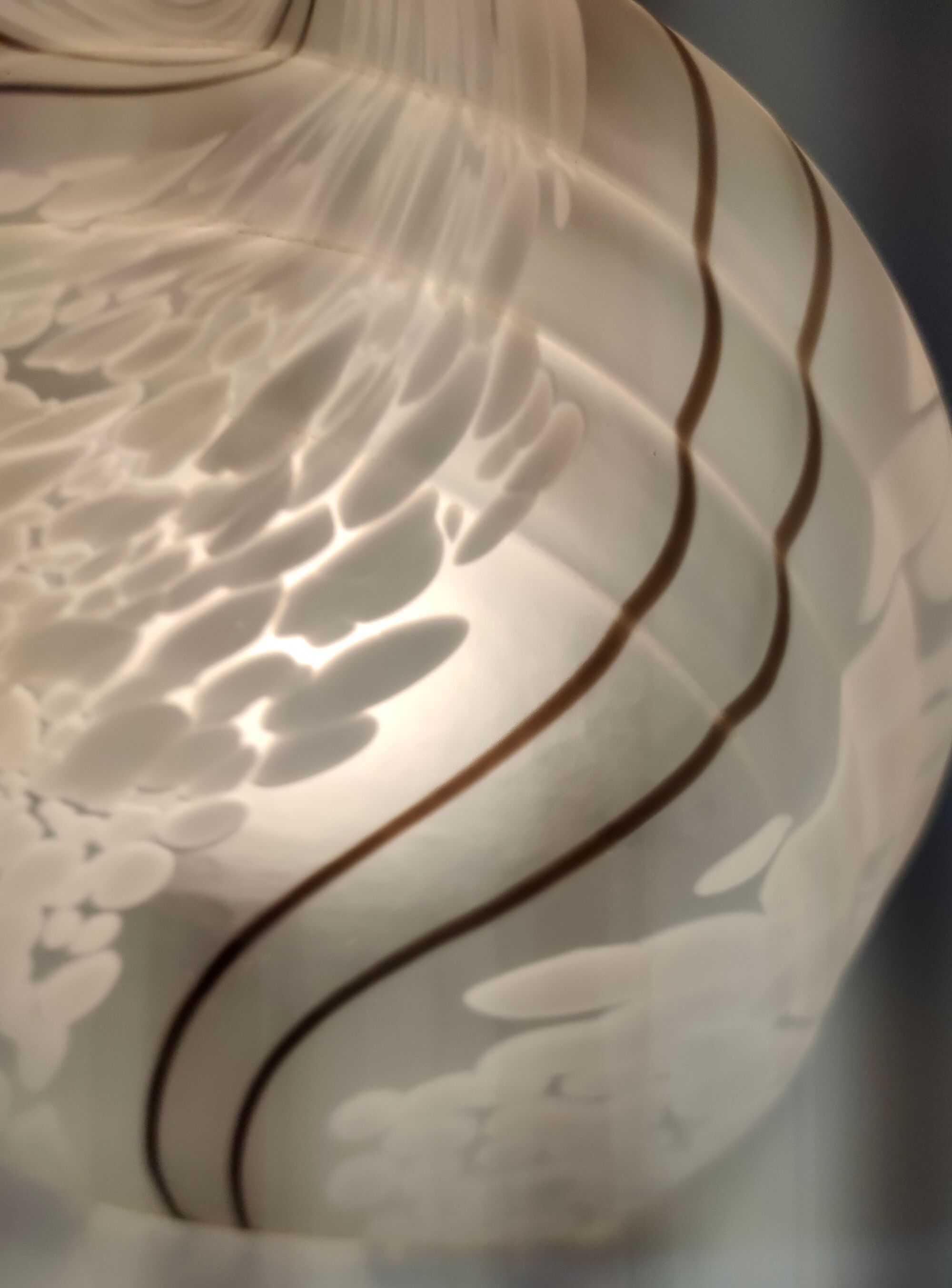 Postmodern murano glass table lamp