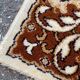 Pure combed wool Persian rug with flowers 200x300 Teppich imperial