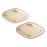 Pair of serving dishes Moulin des Loups, Model "Isabelle", 1950