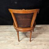 Louis XVI style office chair, fully caned