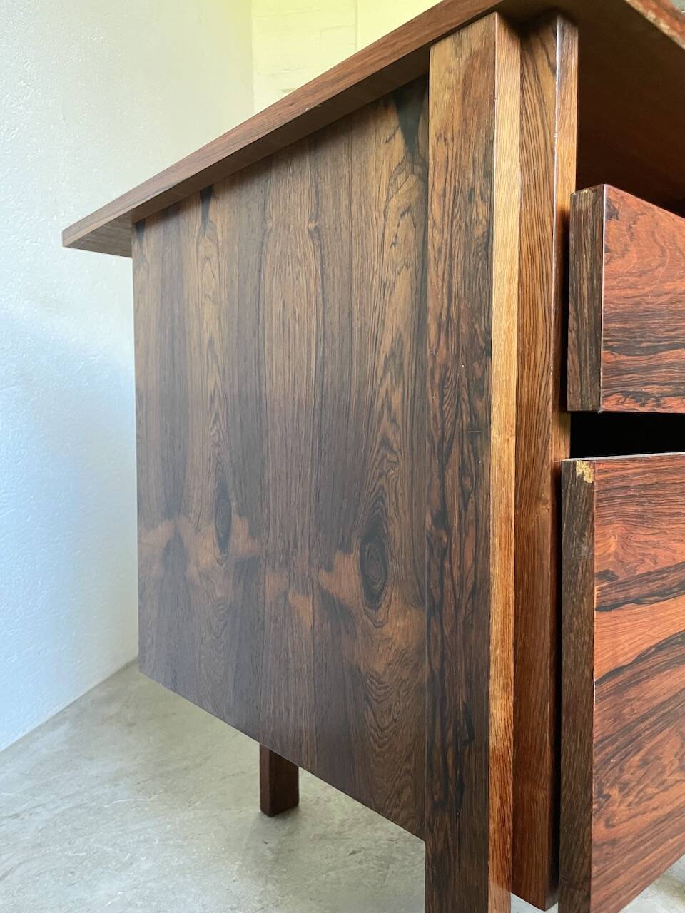 Desk and its Scandinavian rosewood chair