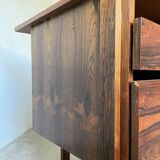 Bureau et sa chaise scandinave palissandre