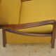 Mid-century Wingback armchair with folding footrest, 1960s