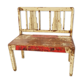Old bench in teak