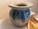 Vase boule en grès au sel