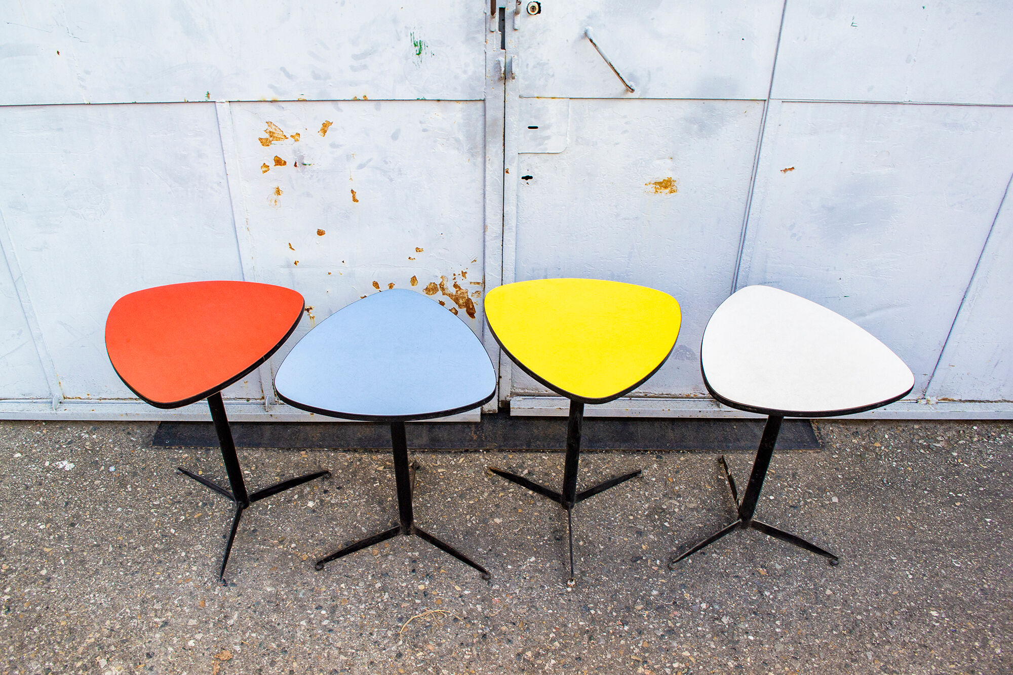 Bar tables in iron and ant Italy 60s