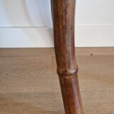 Bamboo side table late 19th century Perret and Vibert style