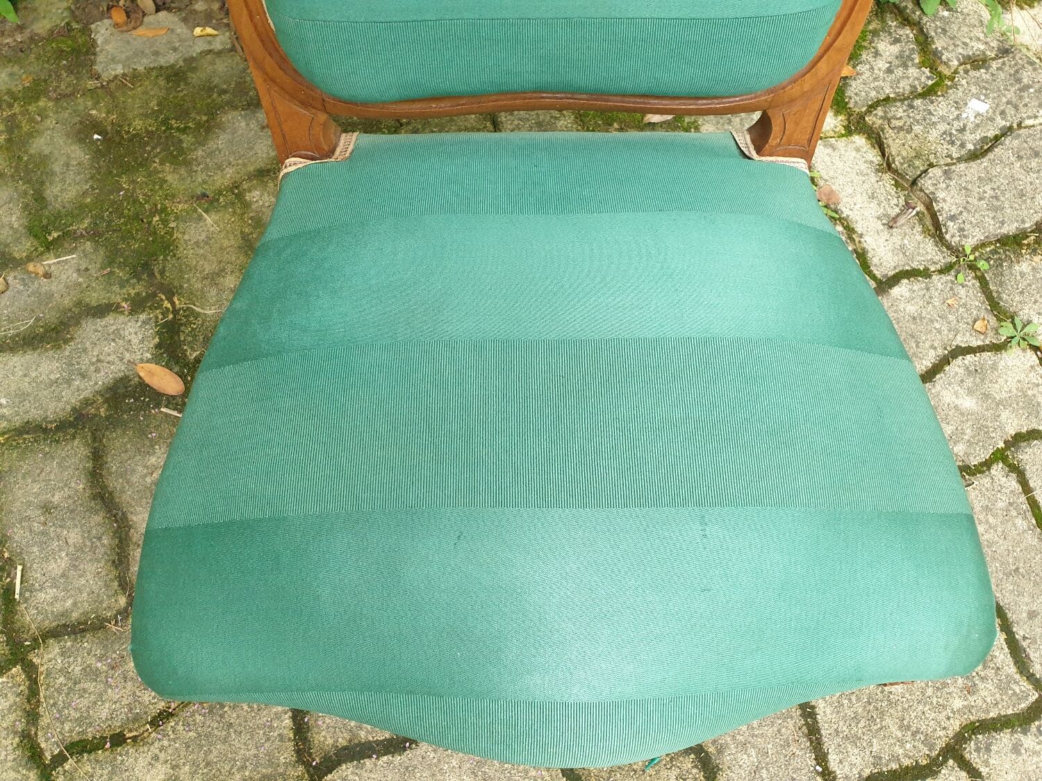 Louis XV upholstered armchair