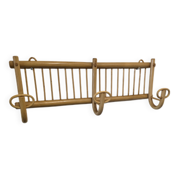 Porte manteau en rotin vintage