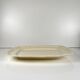 Large rectangular Sarreguemines cream dish, early 20th century.