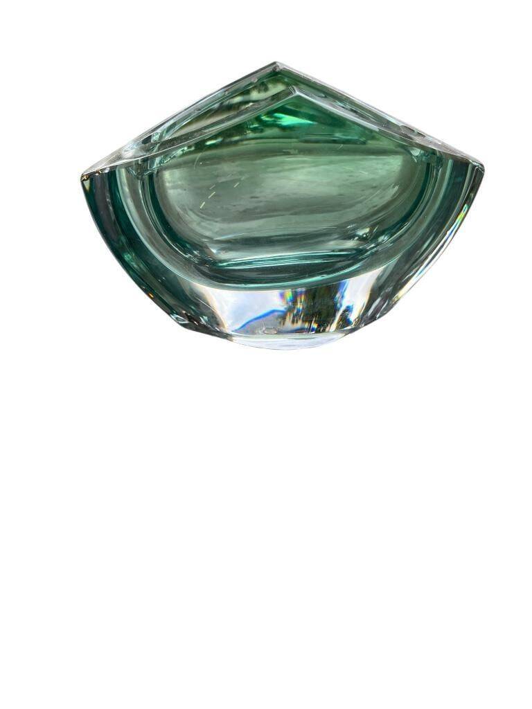 Val Saint Lambert Vintage Glass Ashtray