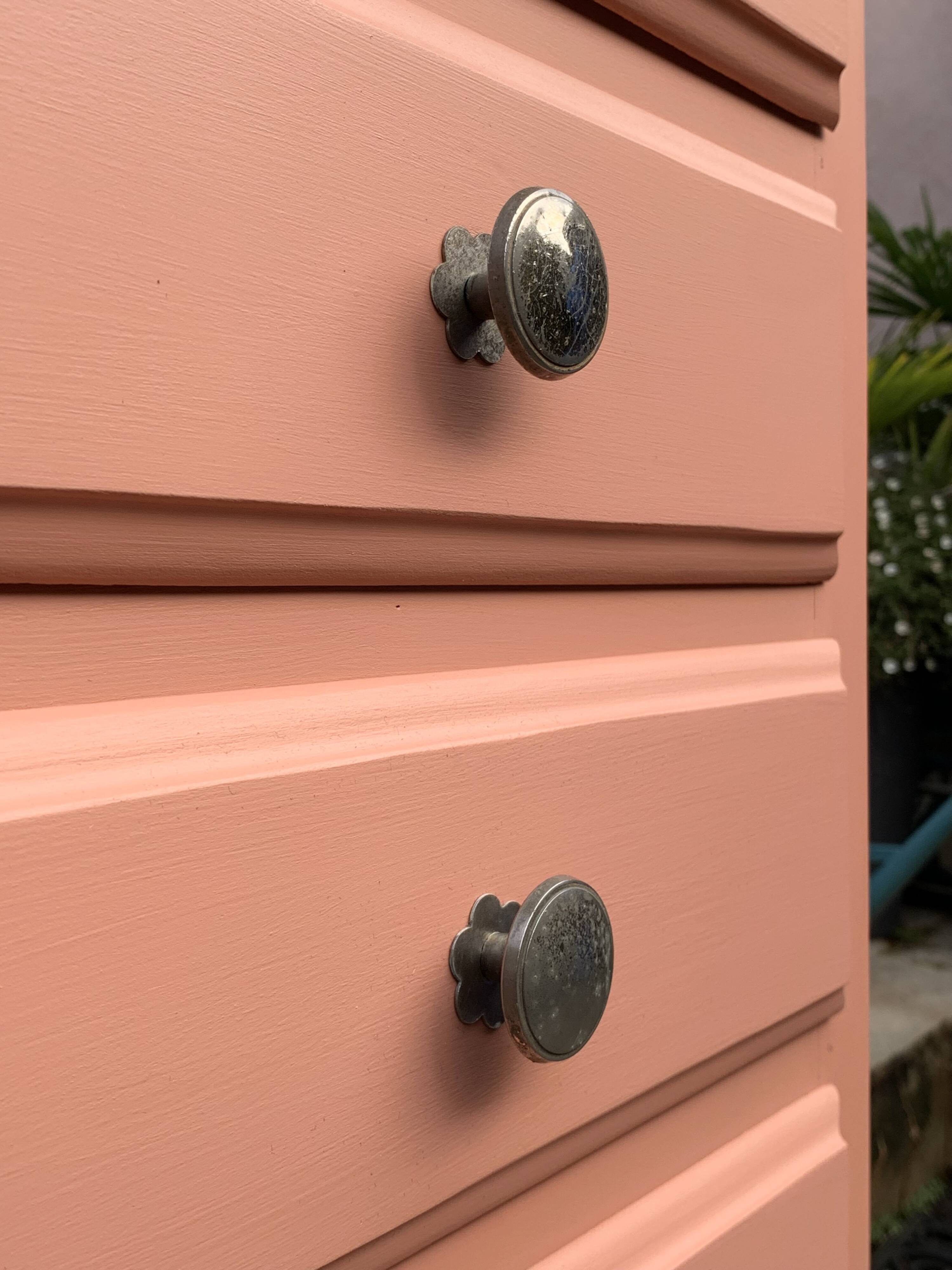 Vintage coral pink weekly planner H120