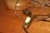 Wood lamp with rope shade 640mm
