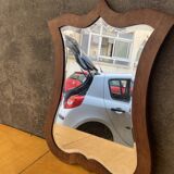 Wooden mirror art deco style