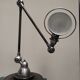 Workshop lamp Jieldé 2 industrial arm patina graphite rifle barrel