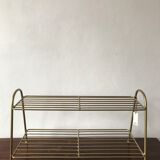 Gold metal shelf