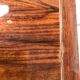 Commode 3 tiroirs laquée placage palissandre