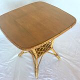 Bar table, vintage rattan