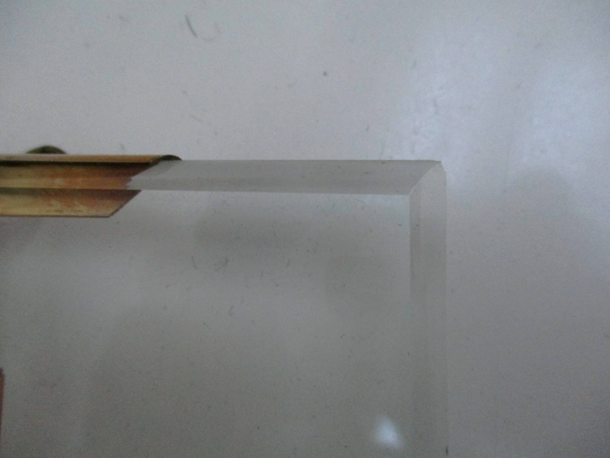 Acf cadre laiton verre biseauté, napoleon iii