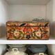 Painted wooden wedding box, early 20th century