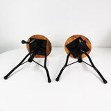 Pair of swivel stools, 1970s