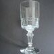 Set of 6 cut crystal glasses