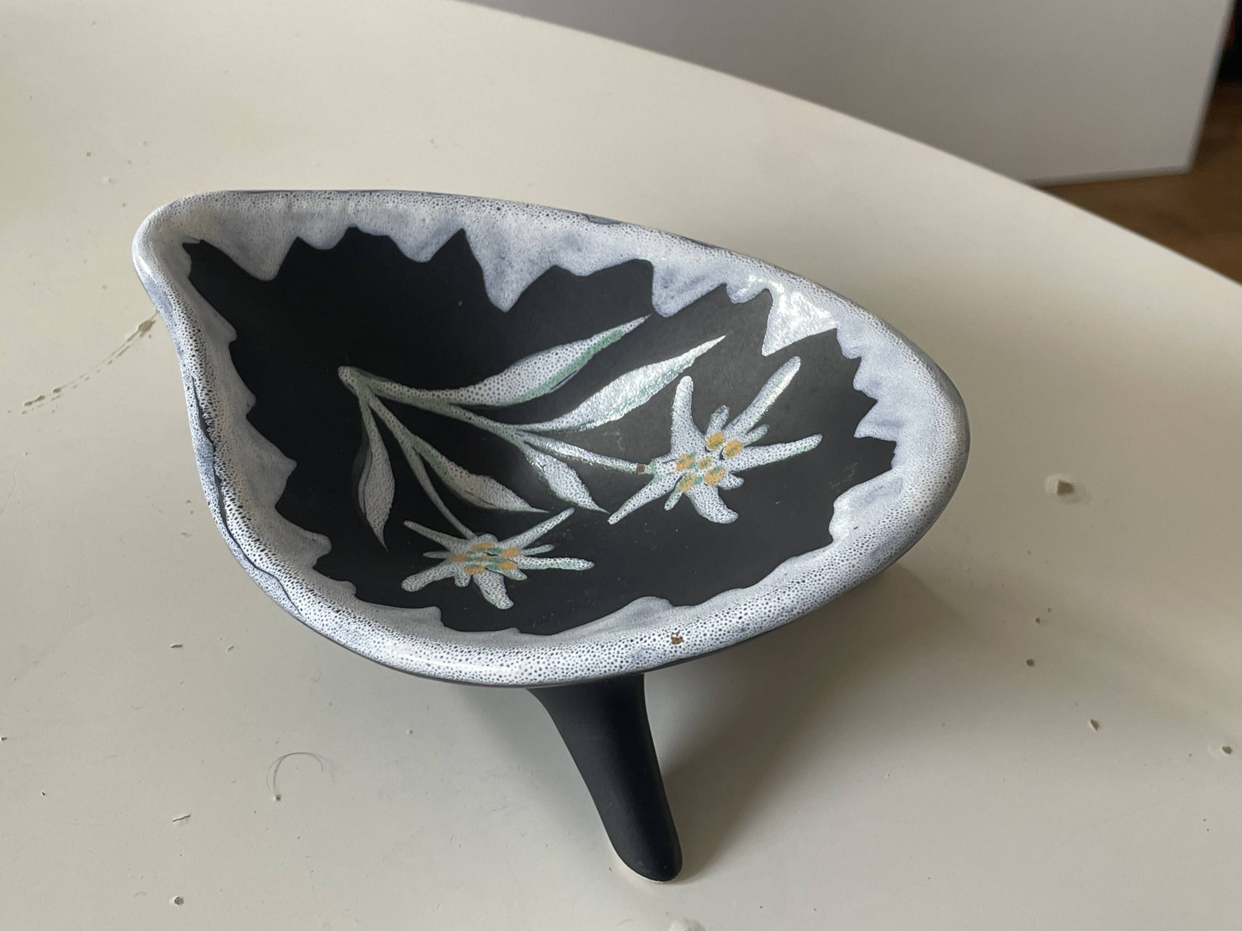 Vintage Vallauris ceramic pocket empty 1960